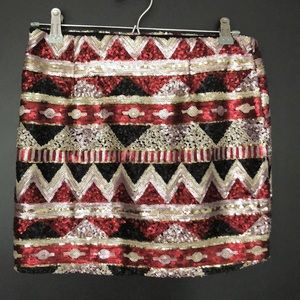 Forever 21 sparkly mini skirt